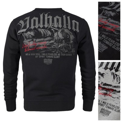 Herren Sweatshirt Jumper Pullover Wikinger Thor Viking Valhalla Odyn BC400