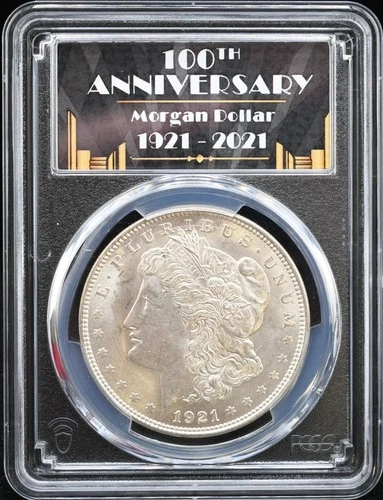 100th Anniversary 1921 Morgan Dollar PCGS MS 64 #26MAR081