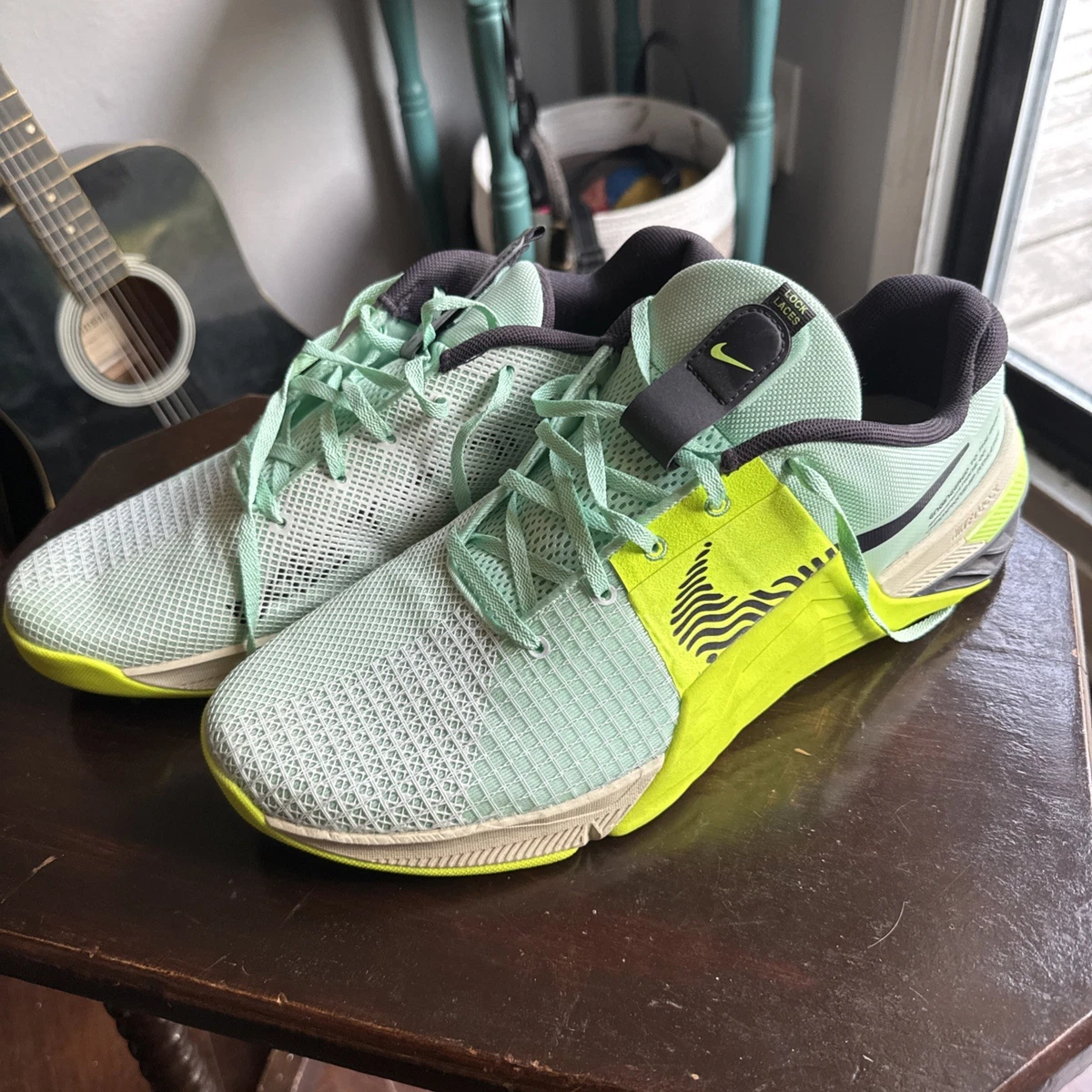 Nike Metcon 8 Mens Size 11 Mint Foam Volt Training Shoes Sneakers Casual Walking Nike Metcon 8 Mint Foam Volt for Sale | Authenticity  main image 4