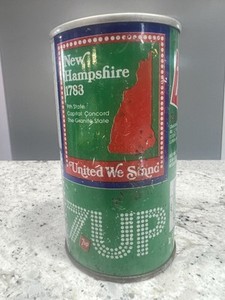 7Up United We Stand New Hampshire State Can #29
