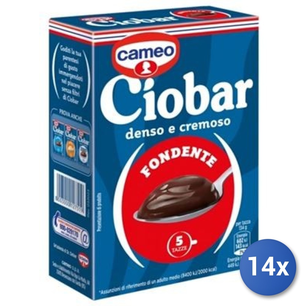 14X Multipack Cameo Ciobar Fondente 5 Pouches Gr 115