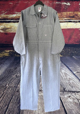 VTG Big Bill Herringbone Coveralls Mens Sz 46 Mechanic Workwear DEADSTOCK Large