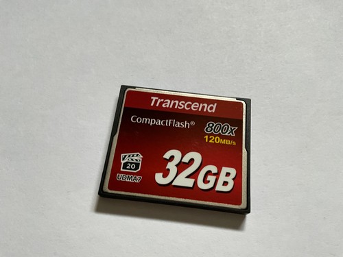 1pcs 32gb Transcend Speed 800x COMPACTFLASH CF Type I DSLR NIKON CANON  cameras