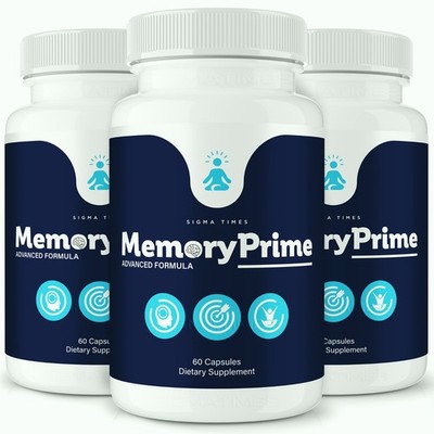 Memory Prime Capsules   MemoryPrime Supplement for Brain Focus and Memory -3Pack