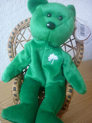 Ty Beanie Babies(Baby). ERIN ,der Irland Kleeblatt Teddy