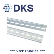 Din Rail Top Hat slotted TS 35x7.5 35 x 7.5 length 500mm QTY=4 00087627