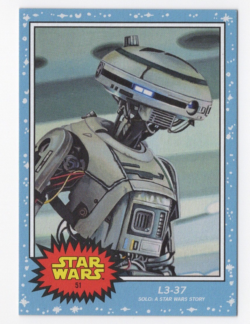 L3-37 2019 Topps Star Wars Living Set Card Solo A Star Wars Story #51