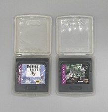 Sega Game Gear Game Lot With Cases NHL Hockey NFL Quarterback Club Japan Made