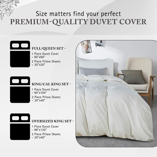 King Duvet Cover 1000 Thread Count 100% Egyptian Cotton Luxury Hotel Quality Qui - 第 4/9 張圖片