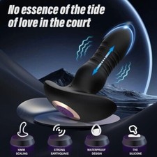 12-Modes Wireless Remote Control Prostate Telescopic Massage Vibrator
