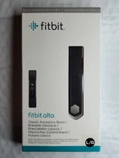 NEW NO BOX - FITBIT ALTA OEM Replacement Band (Black), Large (L/G)