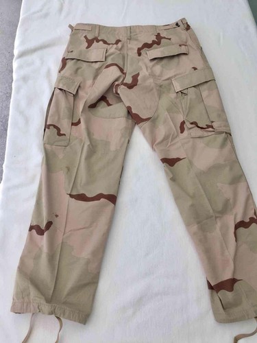 US Military Men's Combat Coat & Trousers Desert Camo Camouflage BDU Size Medium - Picture 16 of 20