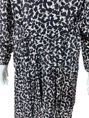 Isabel Marant Etoile Femmes Arone Imprimé Graphique Plissé Court Mini Robe M 38 - Photo 10 sur 17