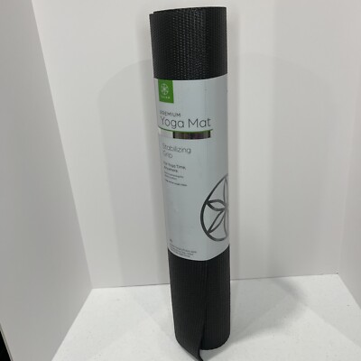 Gaiam Yoga Mat Premium 6Mm Print Extra Thick Non Slip Exercise