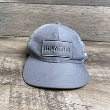 Boco Gear Trucker Cap Men's Gray Ironman Uncle Figgins Polyester Snapback Hat