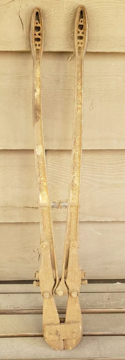 Vintage 36" hk porter no 3 bolt easy cutters hkp usa antique boston  mass tool !! | ebay