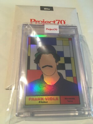 Frank Viola Rainbow Foil /70 SP Topps Project70 Twins by Fucci #158