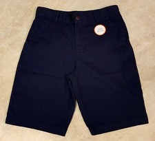Boys Navy Adjustable Waist Shorts School Uniformed Approved : 12-16-18