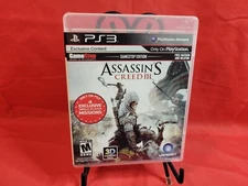 Assassin's Creed III GameStop Edition (Sony PlayStation 3, 2012)- Tested & Clean