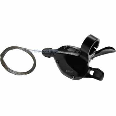 SRAM X5 SCHALTHEBEL 2-fach LINKS SCHALTSEIL ENDURO MOUNTAIN BIKE SHIMANO TRIGGER