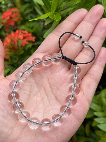 Grade A++ Edelstein Perlen verstellbar Armband 10 mm, echte Kristalle Armbänder - Bild 39 von 124