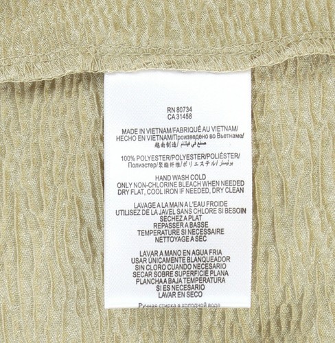 BCBGeneration Pull On Mini Skirt, Shiny Metallic Silver, Medium MSRP $48 - Picture 7 of 7