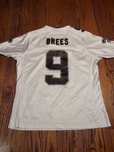 Reebok Drew Brees New Orleans Saints Jersey Womens Size Medium NFL Football Top