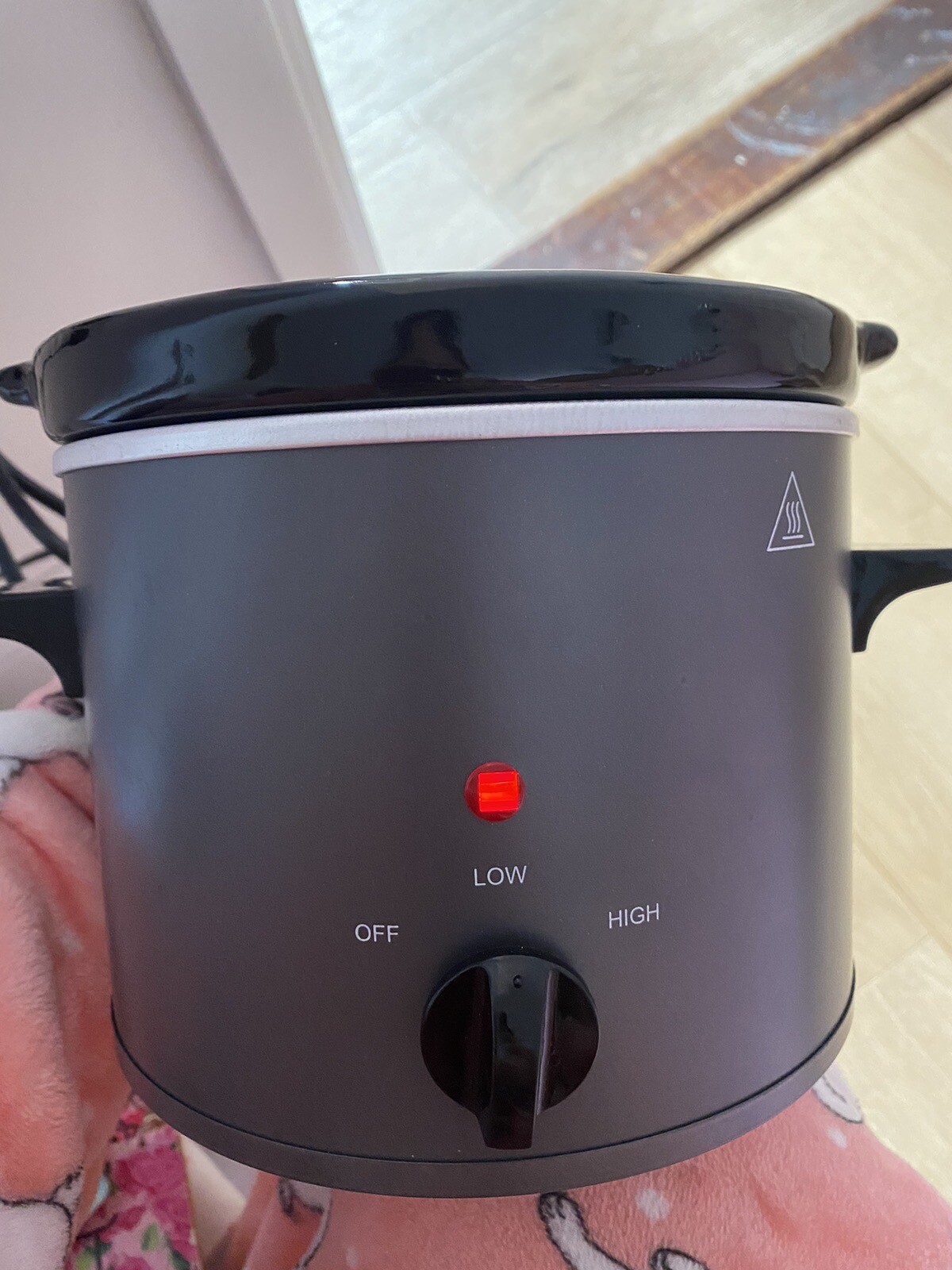 Asda Home 1.8L Grey Compact Electric Slow Cooker USED ONCE