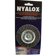 Dico 541-771-3 Nyalox Wheel Brush 3-Inch Grey 80 Grit