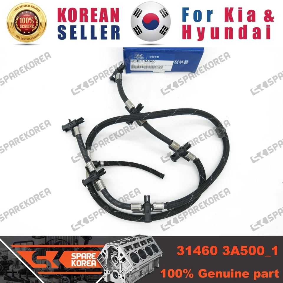 Genuine/OEM 314603A500 HOSE ASSY-FUEL RETURN for Hyundai Veracruz - Image 2 of 2