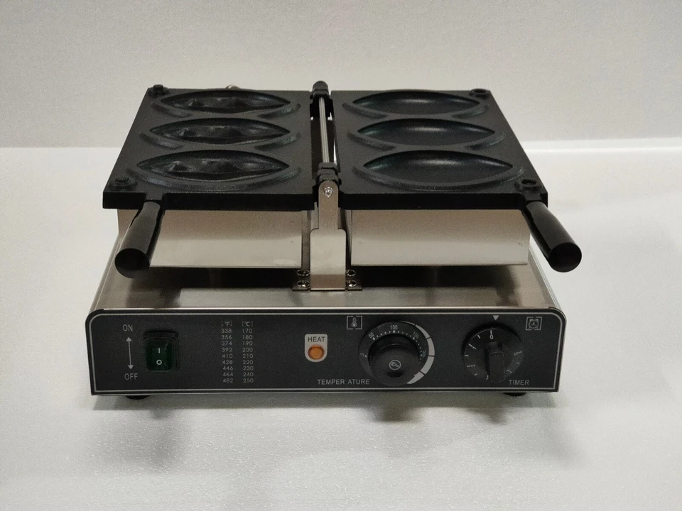 Kolice Commercial Strange Shape Waffle Maker Waffle Machine-3 grills - Image 3 of 4