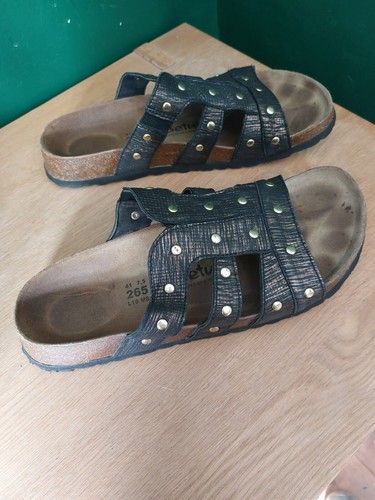 Sandalias Birkenstock Betula Bronce Estilo Gladiador Talla 7.5 41 Ajuste Estrecho - Imagen 8 de 10