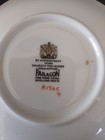 PARAGON Maroon Red Cup Saucer  Gold Harebell Gilt Filigree Floral Bouquets Eng. — photo 10