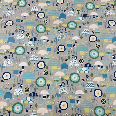 18'' x 21'' Fat Quarter FQ Cotton + Steel Mori No Tomodachi Cotton Fabric Hitomi
