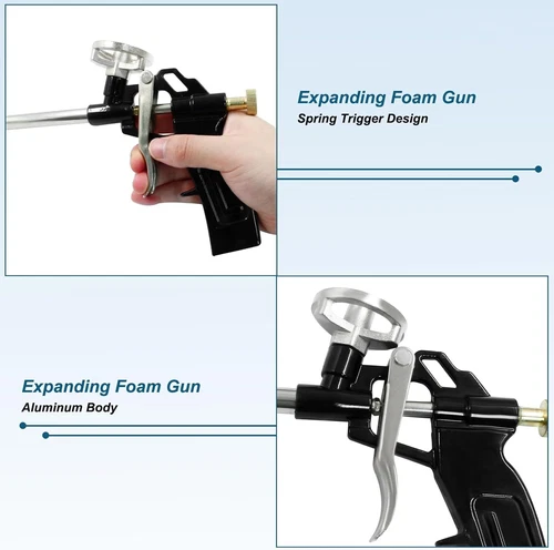 Pro PU Foam Gun NIB Expanding Spray Applicator New & Improved Adapter Basket US - Picture 5 of 17