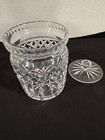 Vintage  Unbranded 6” Heavy Lead Crystal Biscuit/Cookie Jar With Lid Excellent — photo 5
