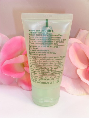 New Clinique Liquid Facial Soap Mild Cleanser Tube Dry Combination 1 oz / 30 ml - Picture 2 of 2