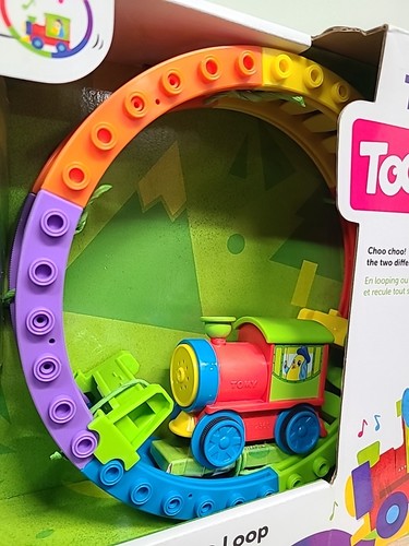 Tomy Choo Choo Loop Musikwerk & Push Pull Zug mit Schiene - Bild 5 von 5