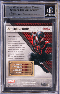 2017 ULTRA PRECIOUS METAL GEMS PMG GREEN SPIDER-MAN MISSING SERIAL