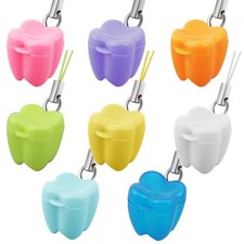 50-Piece Tooth Saver Necklaces, Tooth Necklace Little Box for Lost Teeth, Mil...