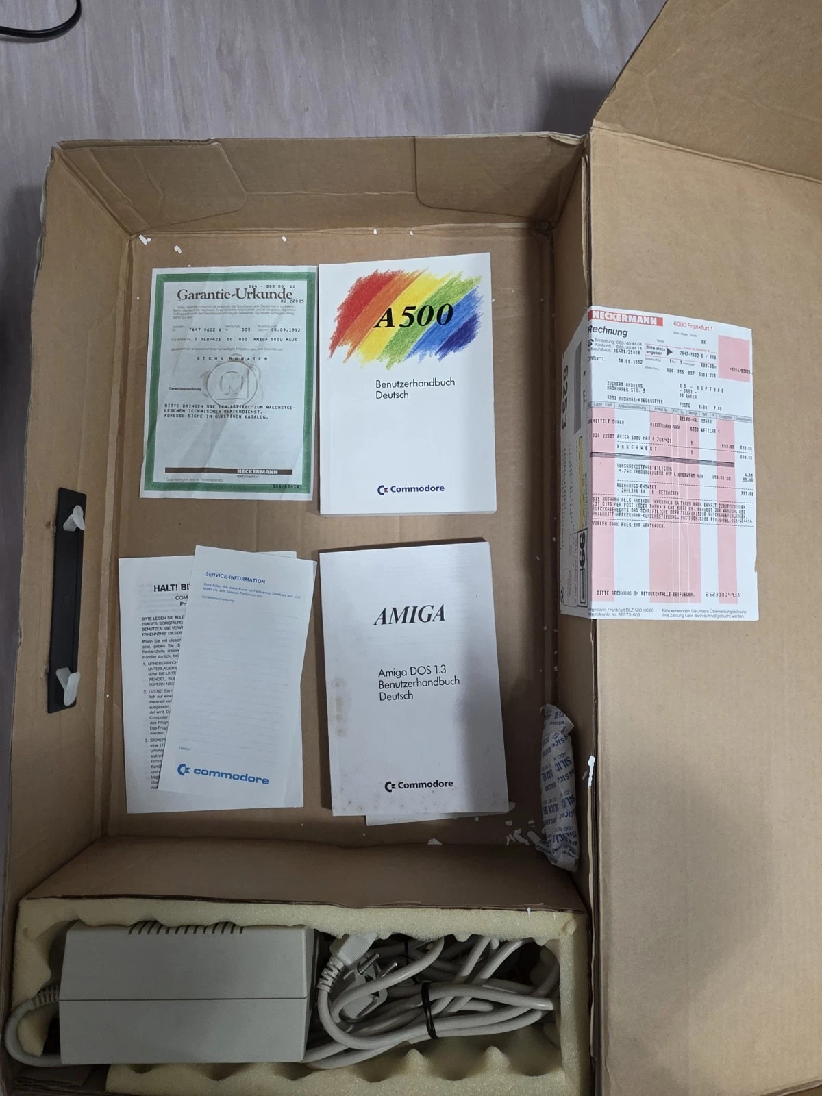 Additional photo for Commodore Amiga A500 - New in Original Packaging (OVP) from Burghaun, Germany