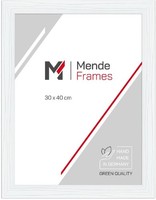 Mendeframes Bilderrahmen H370 Modern Weiß 50X70 Cm Antireflexglas