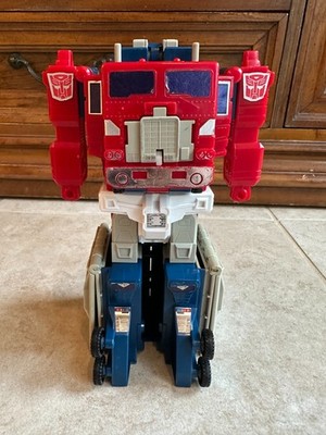 Vintage Transformers G1 Powermaster Optimus Prime Cab and Trailer Incomplete