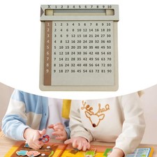 Wooden Slidable Multiplication Tables for Kids Students 3 Years Old and up