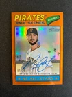 2026 Topps Heritage - Paul Skenes (/25) - On-Card Auto - Orange Chrome - Pirates
