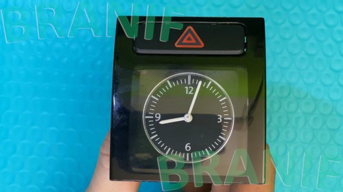  12-15 VW PASSAT DASHBOARD CLOCK W/HAZARD BUTTON OEM