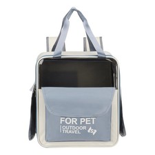 Pet Portable Travel Backpack Carrier for Small Cats Pet Dog Blue