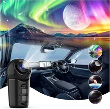 LED Galaxy Projector Starry Night Light Moon Star Sky Nebula Projection Lamp US