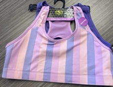 NEW GIRL'S SIZE XXL ATHLETIC WORKS 2 PACK SPORTS BRAS