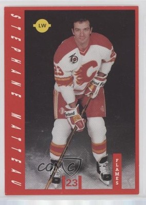 1991-92 IGA Calgary Flames Stephane Matteau q7c